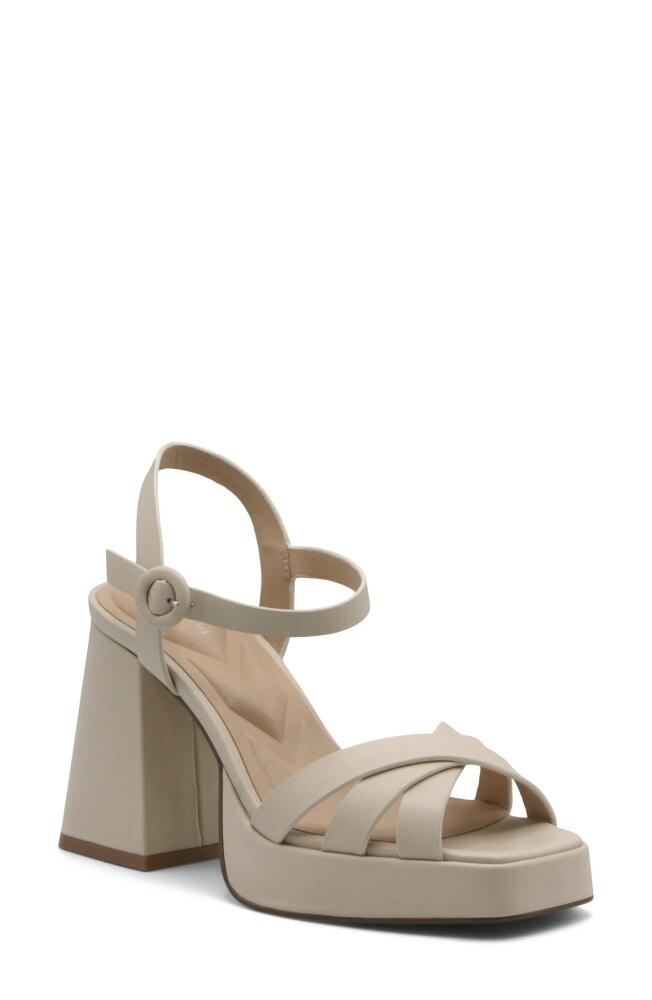 Charles David Barnaby Ankle Strap Sandal in Ivory Cover