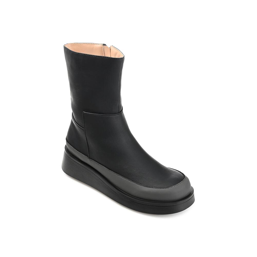 Journee Collection Cristen Wedge Bootie | Women's | Black Cover