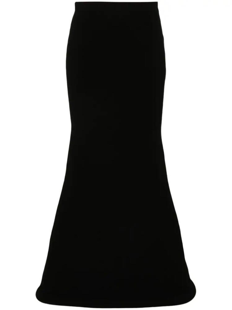 Jean Paul Gaultier 3D knitted maxi skirt - Black Cover