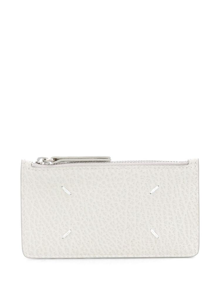 Maison Margiela four-stitch leather wallet - Neutrals Cover