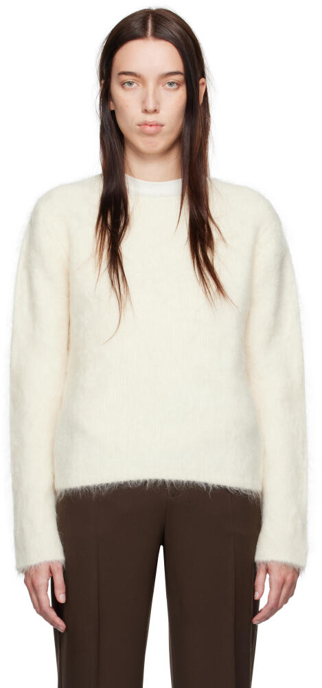 Loulou Studio Off-White Freya Sweater Cover