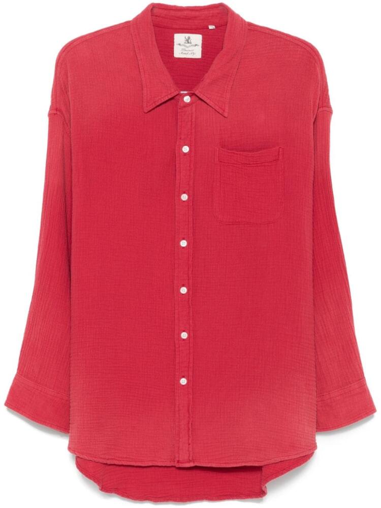 Denimist cotton shirt - Red Cover