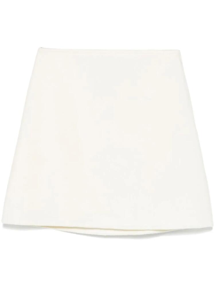 Ermanno Scervino wool mini skirt - Neutrals Cover