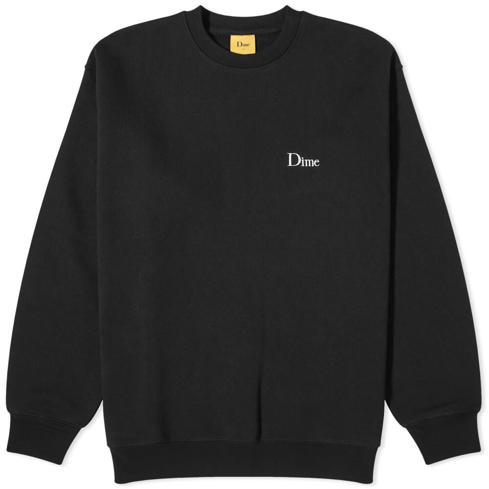 Dime Men's Classic Small Logo Sweater in Black Cover