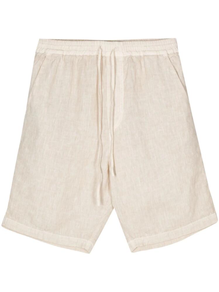 120% Lino linen bermuda shorts - Neutrals Cover