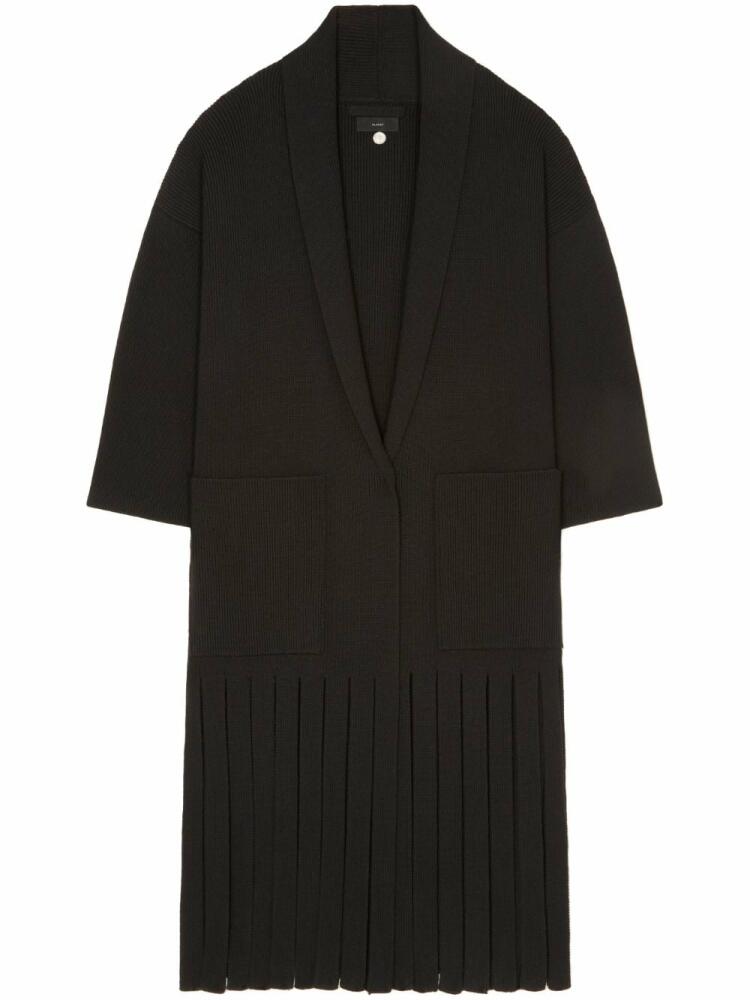 Alanui Fair Winds virgin-wool coat - Black Cover