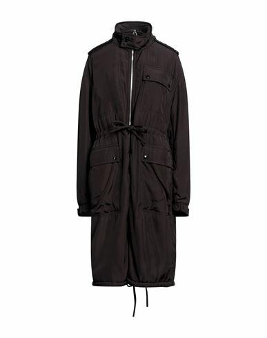 Bottega Veneta Woman Puffer Dark brown Viscose, Silk Cover