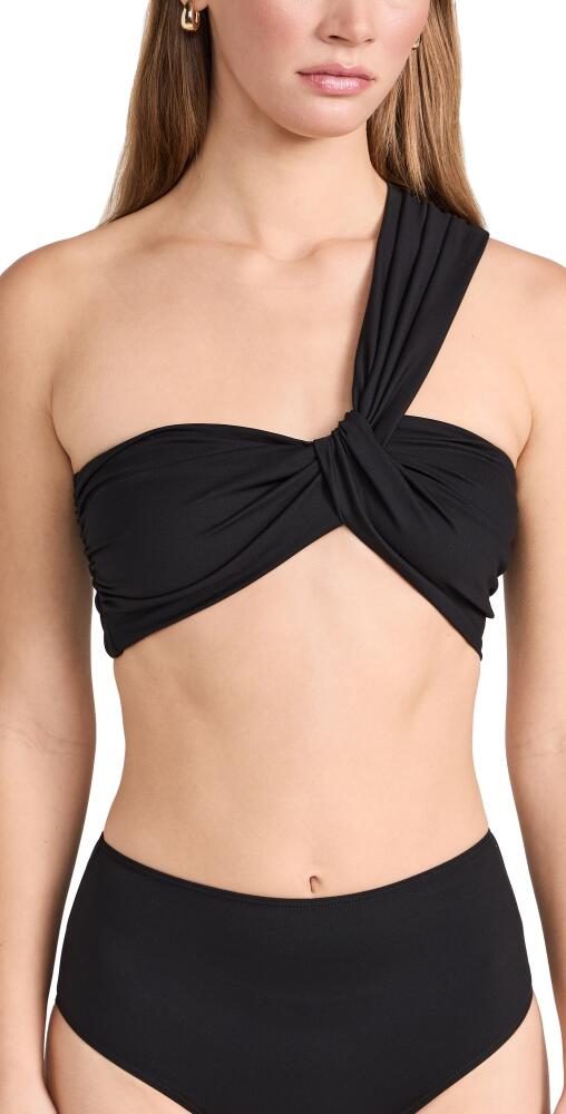 A. L.C. Athena Bikini Top Black Cover