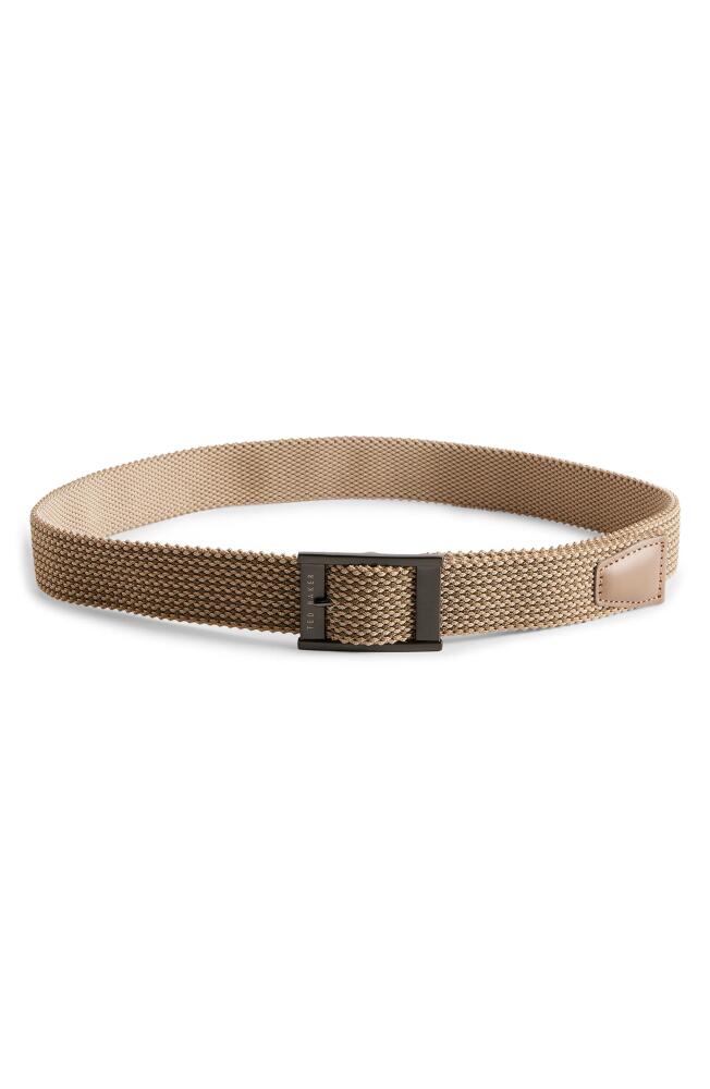 Ted Baker London Columm Reversible Elastic Belt in Stone Cover