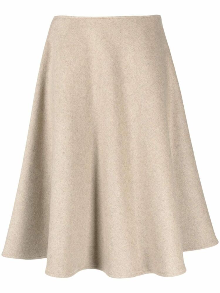 Blanca Vita A-line flared midi skirt - Neutrals Cover