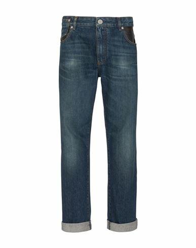 Balmain Man Jeans Blue Cotton Cover