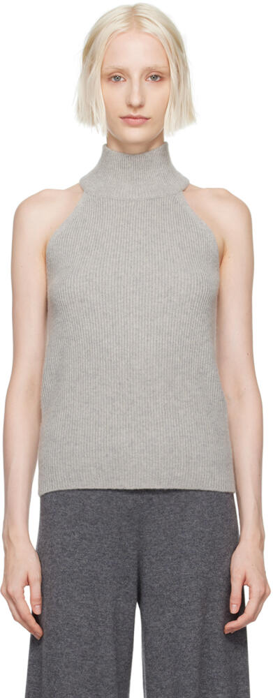 LISA YANG Gray Freya Tank Top Cover