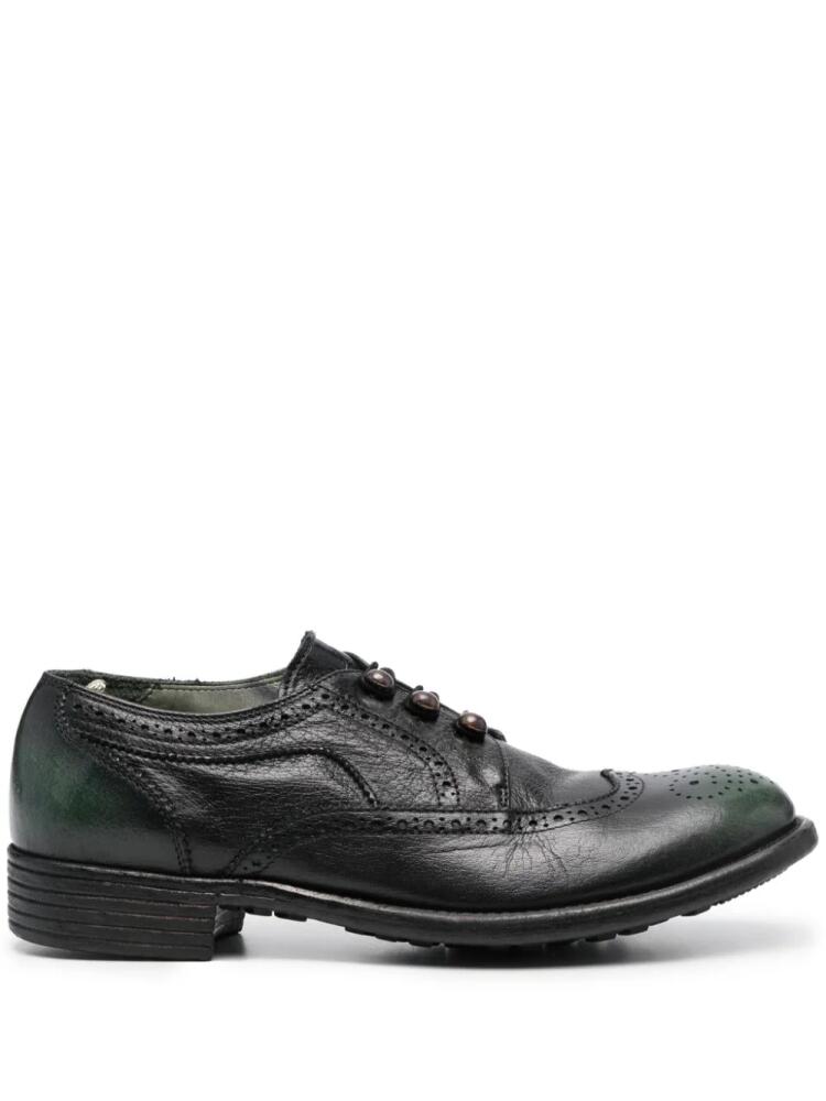 Officine Creative Calixte 035 perforated leather oxfords - Black Cover