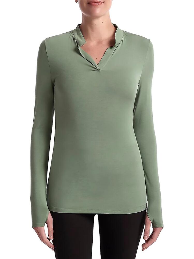 Capsule 121 Women's Splendor Bamboo Blend Top - Green Cover