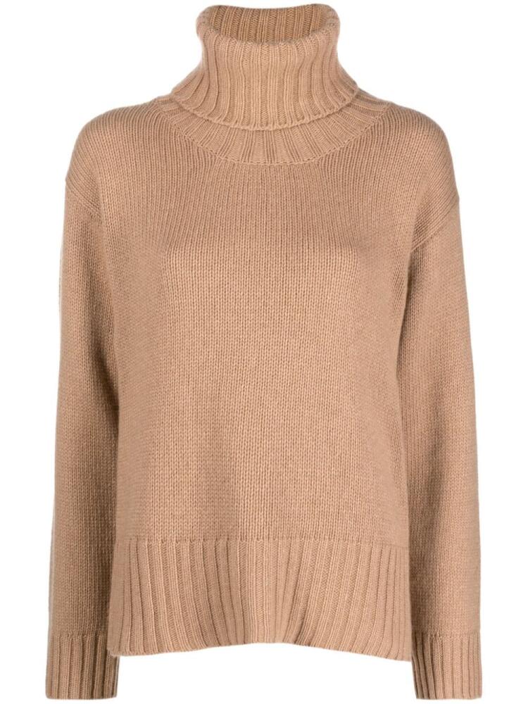 Jejia roll-neck ribbed-knit jumper - Neutrals Cover