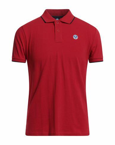 North Sails Man Polo shirt Red Cotton Cover