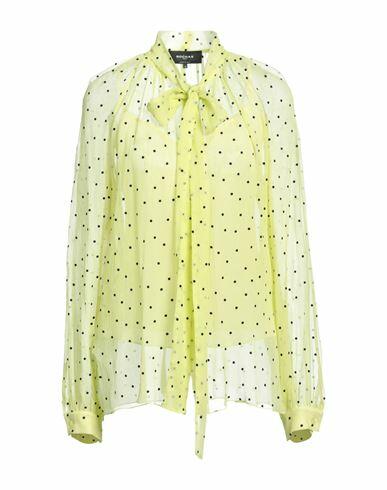 Rochas Woman Shirt Yellow Silk Cover