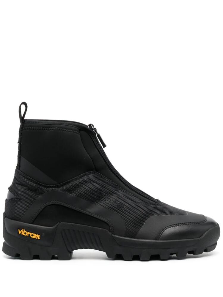 GANNI high-top zip-up sneakers - Black Cover