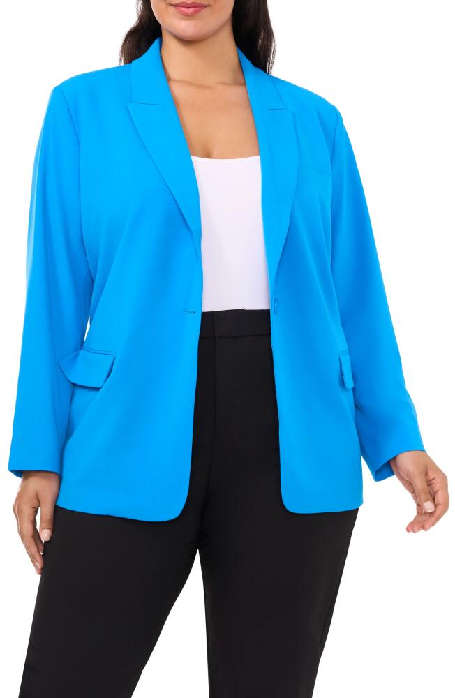 halogen(r) Oversize One-Button Blazer in French Blue Cover