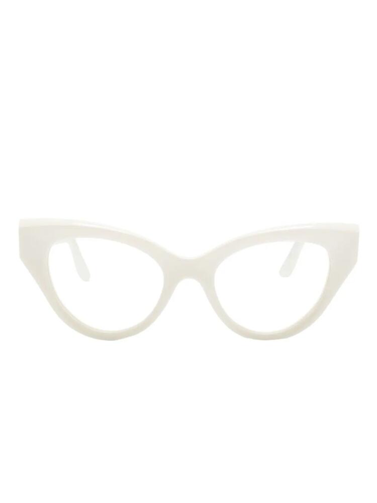 Lapima Violeta cat-eye glasses - White Cover