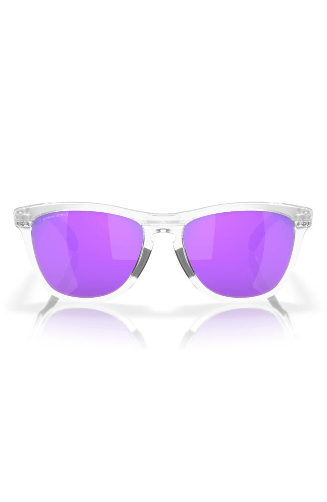 Oakley Frogskins™ Range 55 Prizm™ Keyhole Sunglasses in Clear Cover