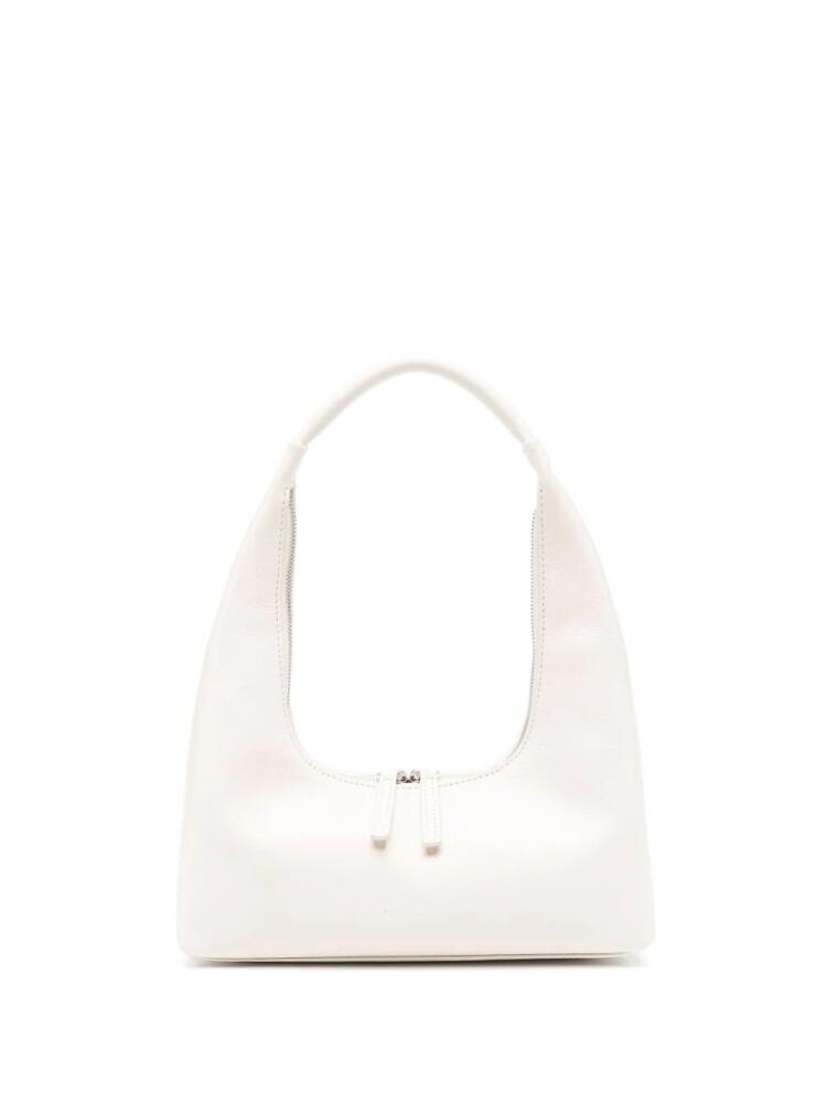 Marge Sherwood logo-stamp leather shoulder bag - White Cover