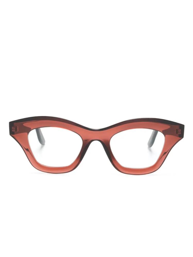 Lapima Tessa Petit square-frame glasses - Red Cover