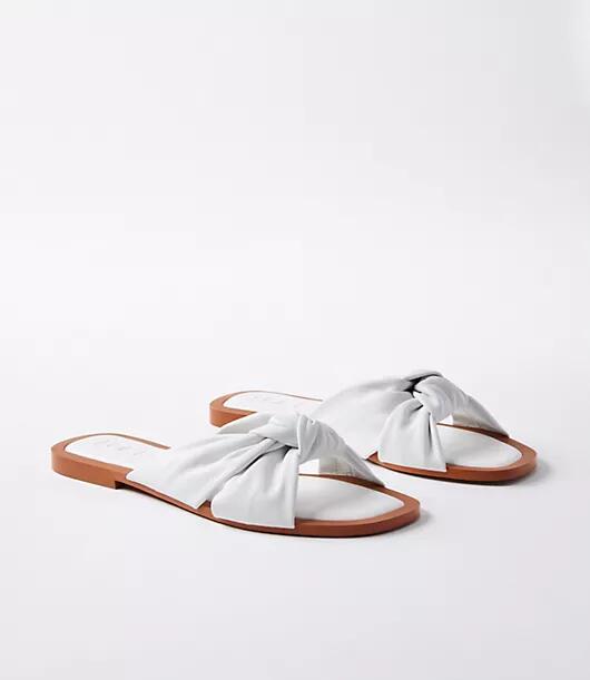 Loft Knotted Leather Sandals Cover