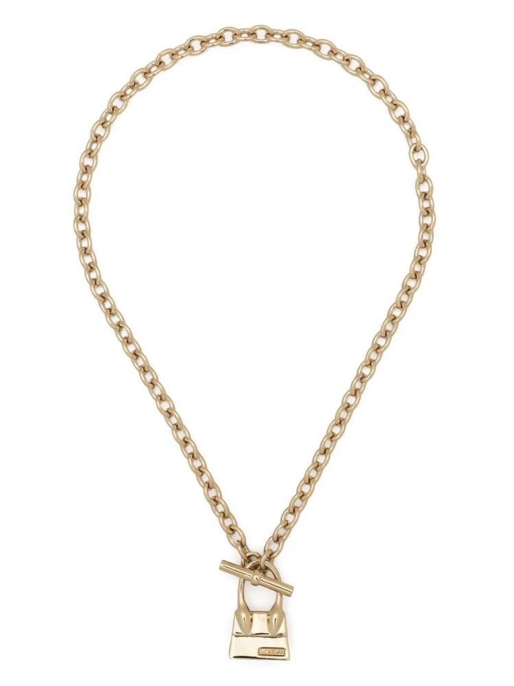 Jacquemus Le Collier Chiquito Barre necklace - Gold Cover