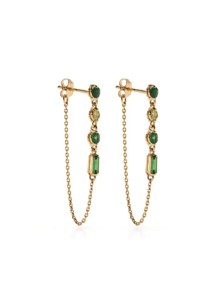 Dinny Hall crystal-embellished drop earrings - Gold Cover