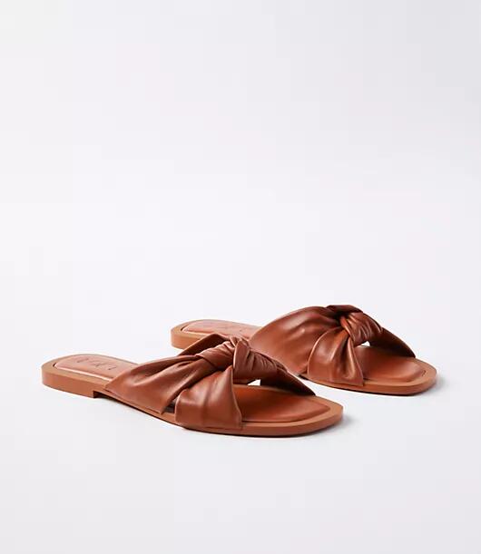 Loft Knotted Leather Sandals Cover