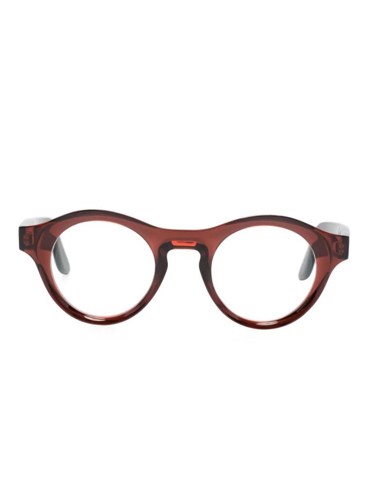 Lapima x Collection Luca oval-frame glasses - Red Cover