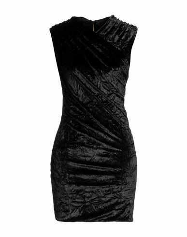 Versace Woman Mini dress Black Polyester, Elastane Cover