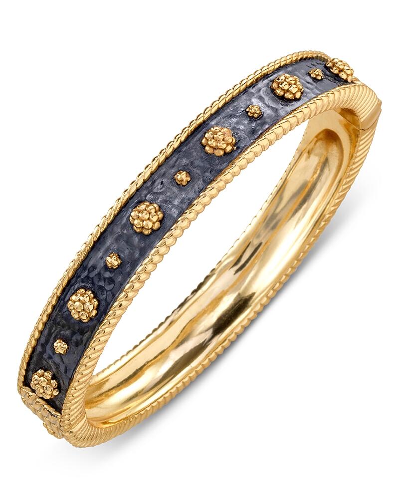 Capucine De Wulf Berry Two Tone Hinged Bangle Bracelet Cover