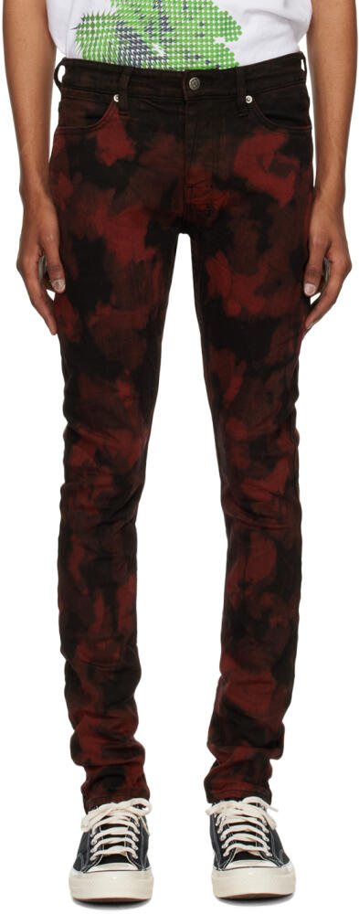 Ksubi Black & Red Van Winkle Slowburn Jeans Cover