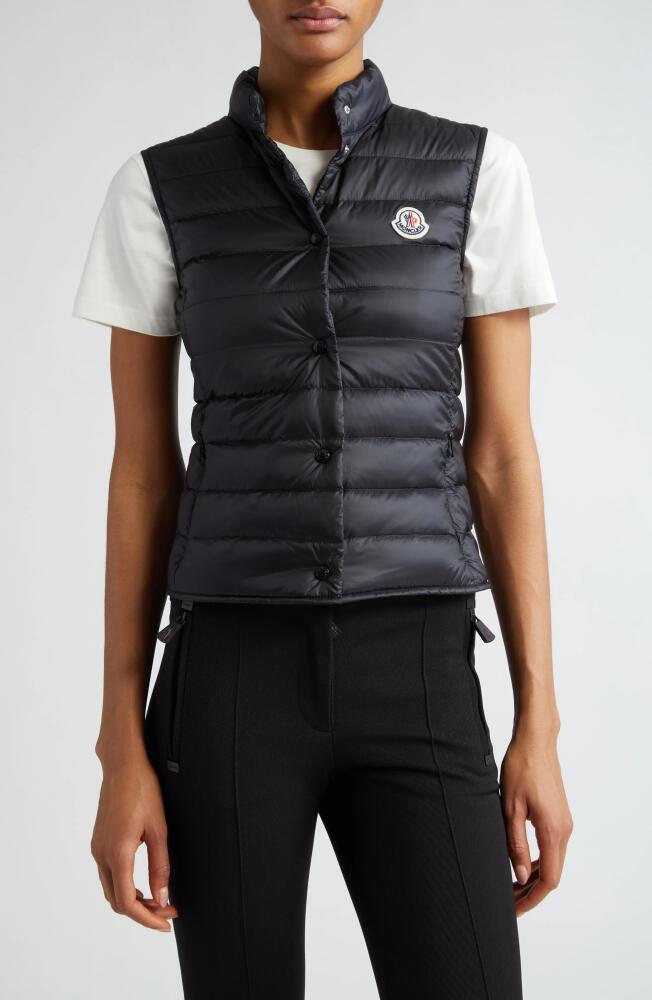 Moncler Liane Quilted Down Puffer Vest in Black Cover