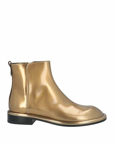 Agl Woman Ankle boots Gold Leather Cover