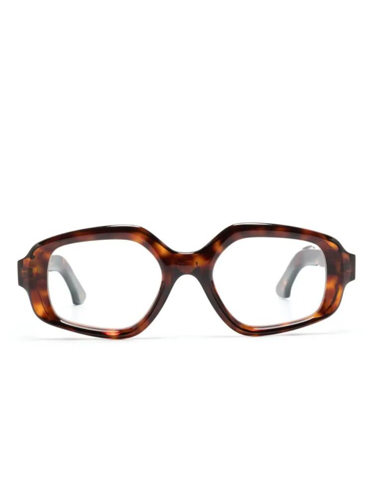 Lapima Elisa geometric-frame glasses - Brown Cover