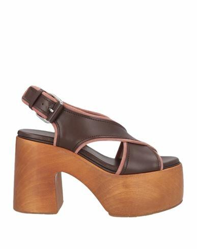 Casadei Woman Mules & Clogs Cocoa Leather Cover