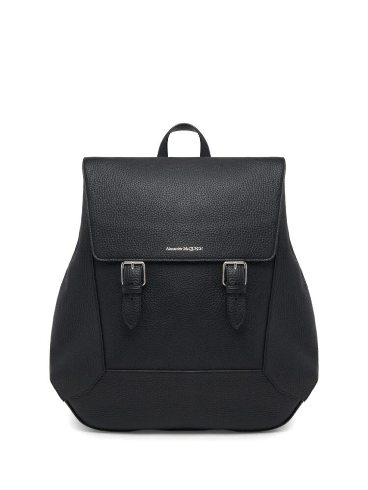 Alexander McQueen The Edge logo-lettering backpack - Black Cover