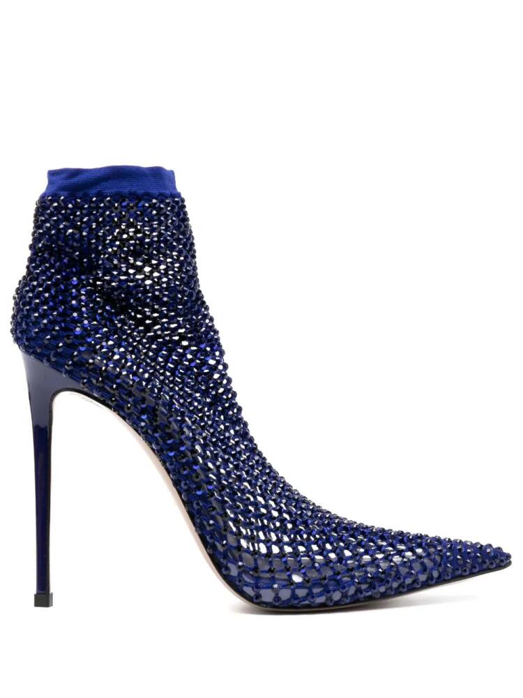 Le Silla Gilda 115mm crystal-embellished pumps - Blue Cover