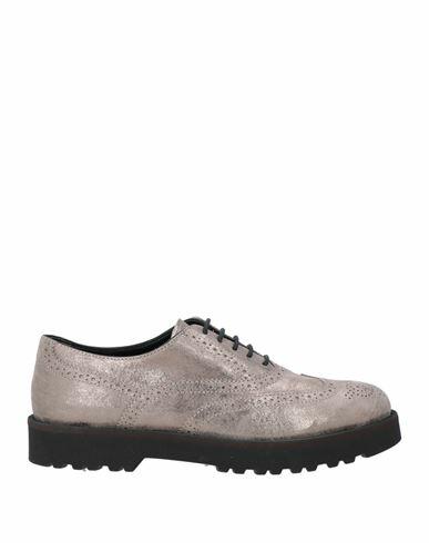 Hogan Woman Lace-up shoes Dove grey Leather Cover