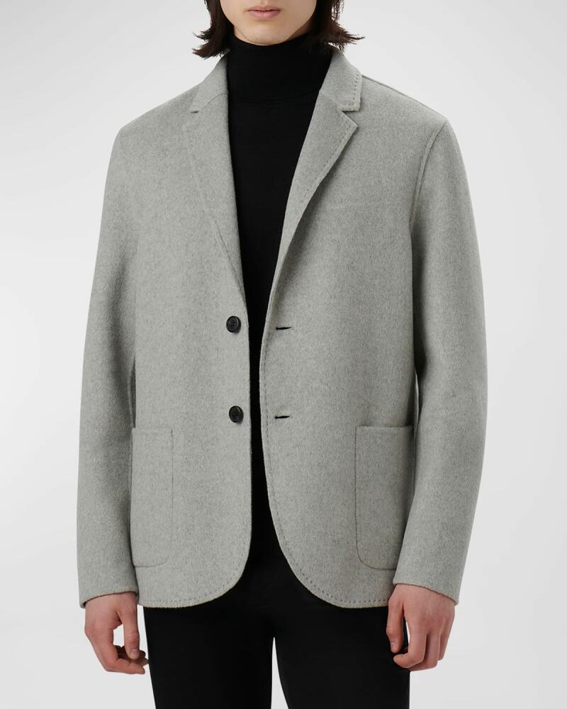 Bugatchi Men's Double-Knit Two-Button Blazer Cover