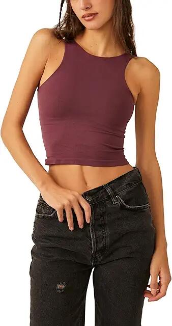 Free People Clean Lines Cami (Precious Wine) Women's Clothing Cover