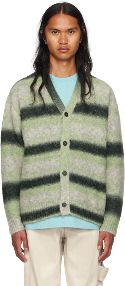 WOOYOUNGMI Green Striped Cardigan Cover