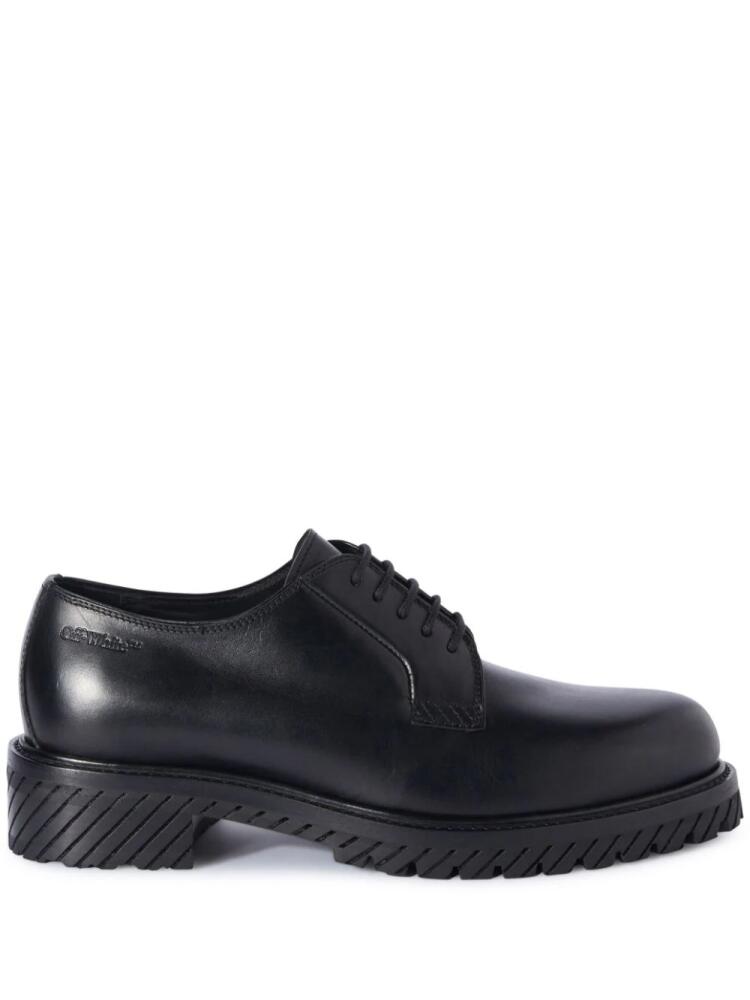 Off-White Military leather derby shoes - Black Cover