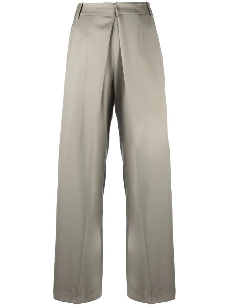 Low Classic inverted-pleat detail trousers - Neutrals Cover