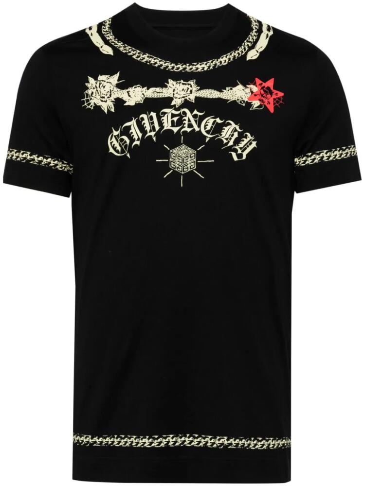 Givenchy Chain Scorpion cotton T-shirt - Black Cover