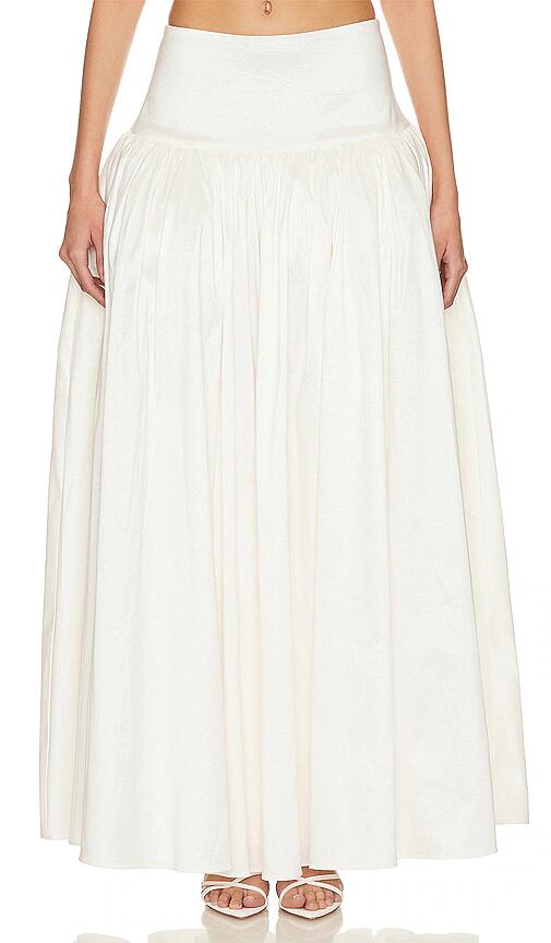 For Love & Lemons Nelly Skirt in White Cover