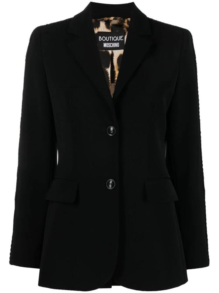 Boutique Moschino single-breasted blazer - Black Cover